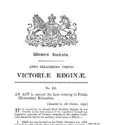 Public Education Act 1899
